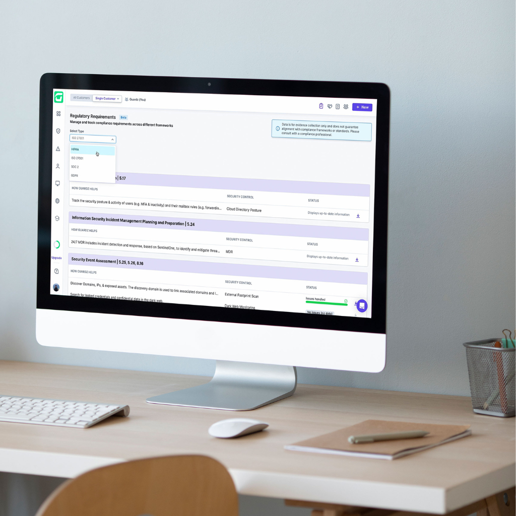 Security for regulatory compliance